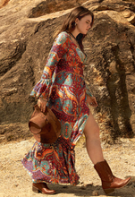 Load image into Gallery viewer, Bloomchic Paisley Maxi Wrap Dress, Multiple Colors &amp; Sizes Available!
