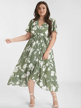 Load image into Gallery viewer, BloomChic Gorgeous Side Knot Ruffle Dress in Floral Print
