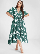 Load image into Gallery viewer, BloomChic Gorgeous Side Knot Ruffle Dress in Floral Print
